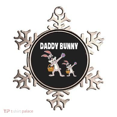 Daddy Bunny Gift Cute Matching Family Dad Easter Gift Ornament