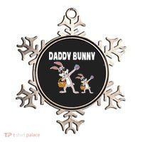 Daddy Bunny Gift Cute Matching Family Dad Easter Gift Ornament thumb 0