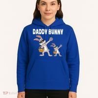 Daddy Bunny Gift Cute Matching Family Dad Easter Gift Hoodie thumb 5