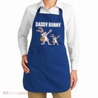 Daddy Bunny Gift Cute Matching Family Dad Easter Gift Apron thumb 2