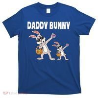 Daddy Bunny Gift Cute Matching Family Dad Easter Gift T-Shirt thumb 0