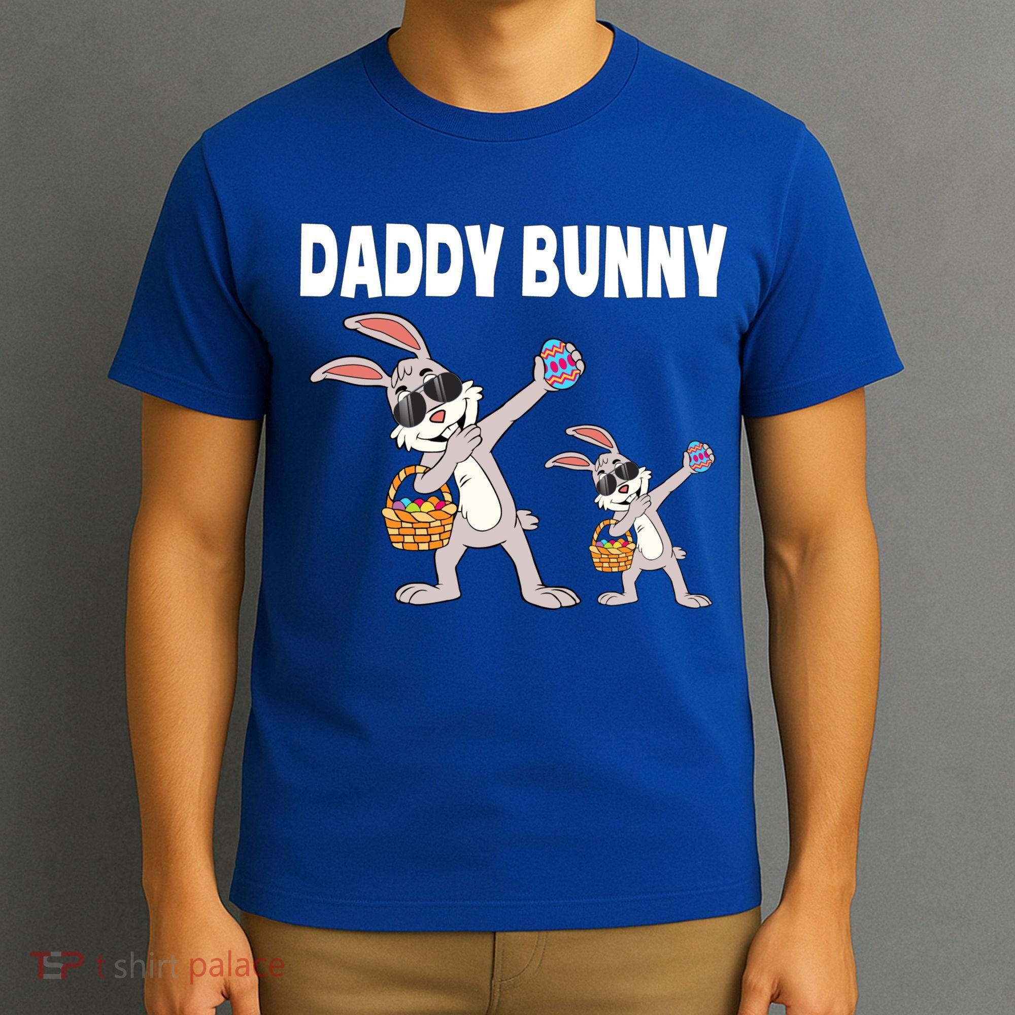 Daddy Bunny Gift Cute Matching Family Dad Easter Gift T-Shirt