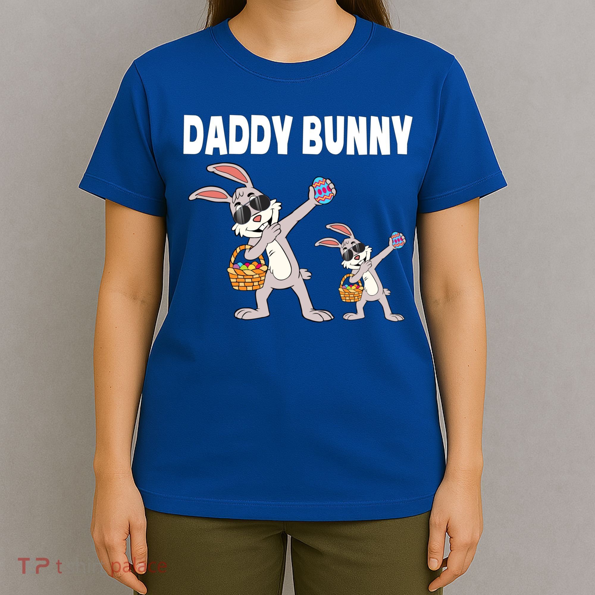 Daddy Bunny Gift Cute Matching Family Dad Easter Gift T-Shirt