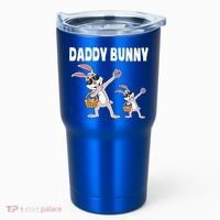 Daddy Bunny Gift Cute Matching Family Dad Easter Gift Tumbler thumb 0