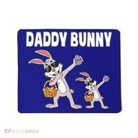 Daddy Bunny Gift Cute Matching Family Dad Easter Gift Mousepad thumb 0