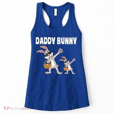 Daddy Bunny Gift Cute Matching Family Dad Easter Gift Women's Tank Top