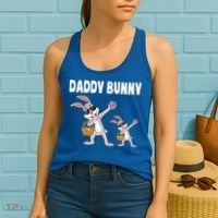 Daddy Bunny Gift Cute Matching Family Dad Easter Gift Women's Tank Top thumb 2