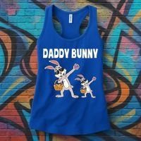 Daddy Bunny Gift Cute Matching Family Dad Easter Gift Women's Tank Top thumb 3
