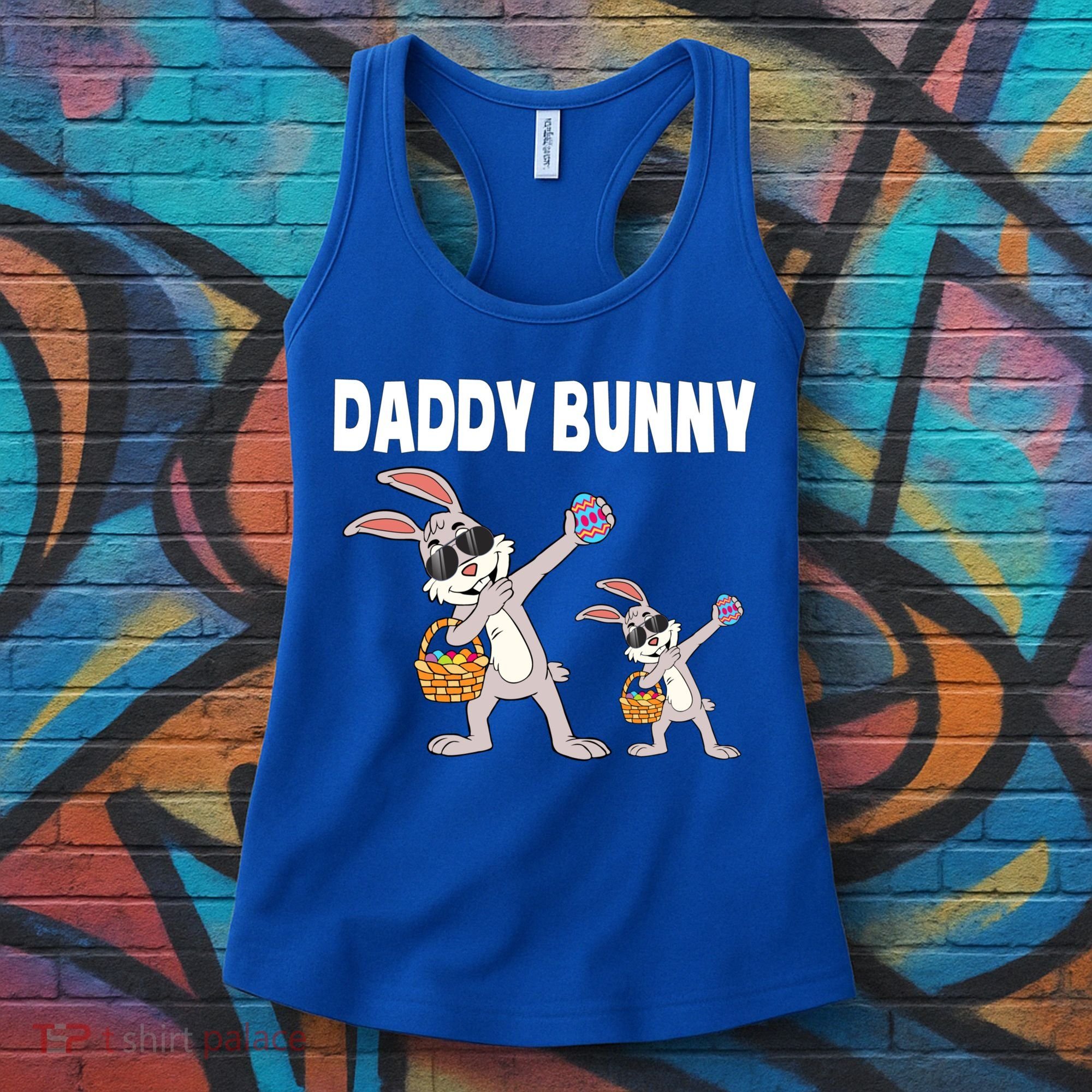 Daddy Bunny Gift Cute Matching Family Dad Easter Gift Women's Tank Top