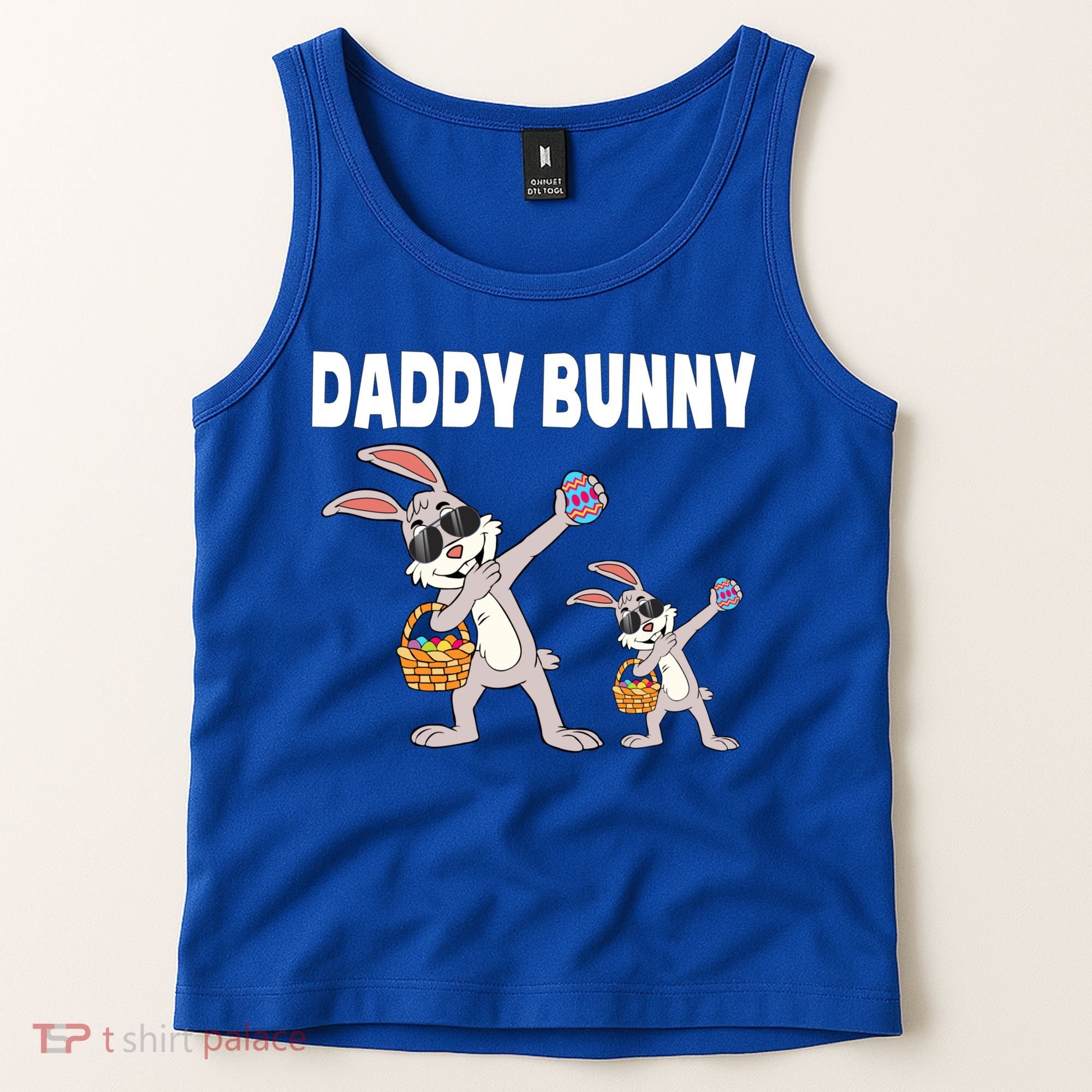 Daddy Bunny Gift Cute Matching Family Dad Easter Gift Tank Top