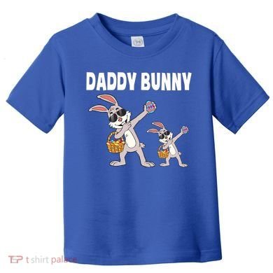 Daddy Bunny Gift Cute Matching Family Dad Easter Gift Toddler T-Shirt