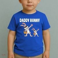 Daddy Bunny Gift Cute Matching Family Dad Easter Gift Toddler T-Shirt thumb 2