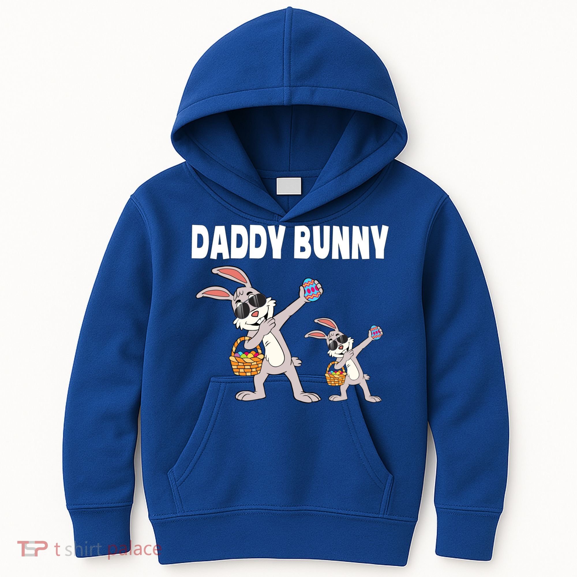 Daddy Bunny Gift Cute Matching Family Dad Easter Gift Kids Hoodie
