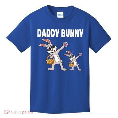 Daddy Bunny Gift Cute Matching Family Dad Easter Gift Kids T-Shirt
