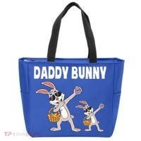Daddy Bunny Gift Cute Matching Family Dad Easter Gift Tote Bag thumb 0