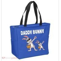 Daddy Bunny Gift Cute Matching Family Dad Easter Gift Tote Bag thumb 2