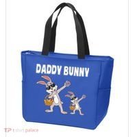 Daddy Bunny Gift Cute Matching Family Dad Easter Gift Tote Bag thumb 3