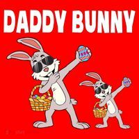Daddy Bunny Gift Cute Matching Family Dad Easter Gift Santa Hat thumb 1