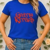 Detroit Baseball Gritty Kitties Women's T-Shirt thumb 2
