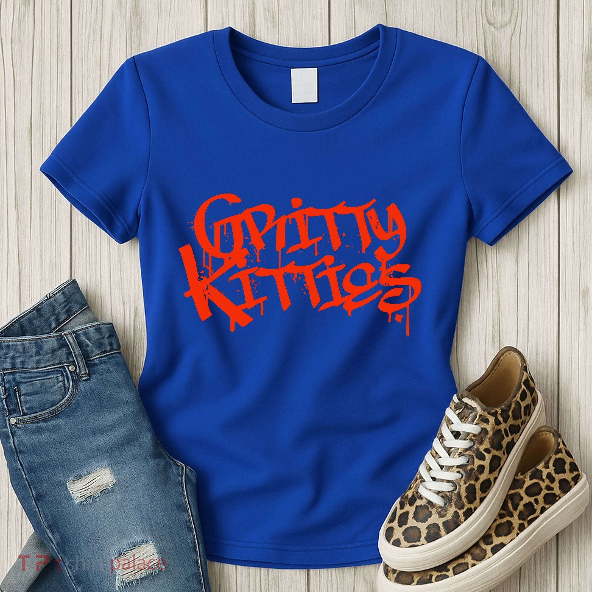 Detroit Baseball Gritty Kitties Women's T-Shirt