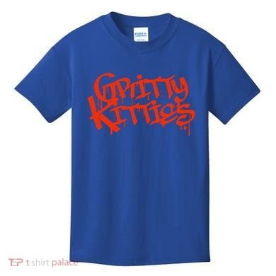 Detroit Baseball Gritty Kitties Kids T-Shirt
