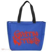 Detroit Baseball Gritty Kitties Tote Bag thumb 0