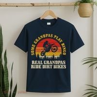 Dirt Bike Grandpa Vintage Motocross MX Motorcycle Biker Gift T-Shirt thumb 2