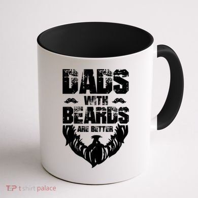 Dad Beard Gift Dads With Beards Are Better Gift For Dad Cool Gift Coffee Mug back
