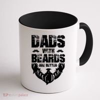 Dad Beard Gift Dads With Beards Are Better Gift For Dad Cool Gift Coffee Mug thumb 1