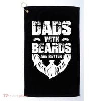 Dad Beard Gift Dads With Beards Are Better Gift For Dad Cool Gift Golf Towel thumb 0