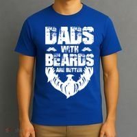 Dad Beard Gift Dads With Beards Are Better Gift For Dad Cool Gift T-Shirt thumb 3
