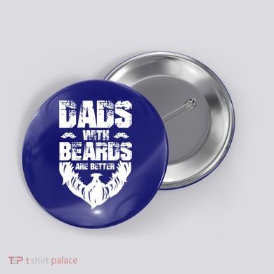 Dad Beard Gift Dads With Beards Are Better Gift For Dad Cool Gift Button