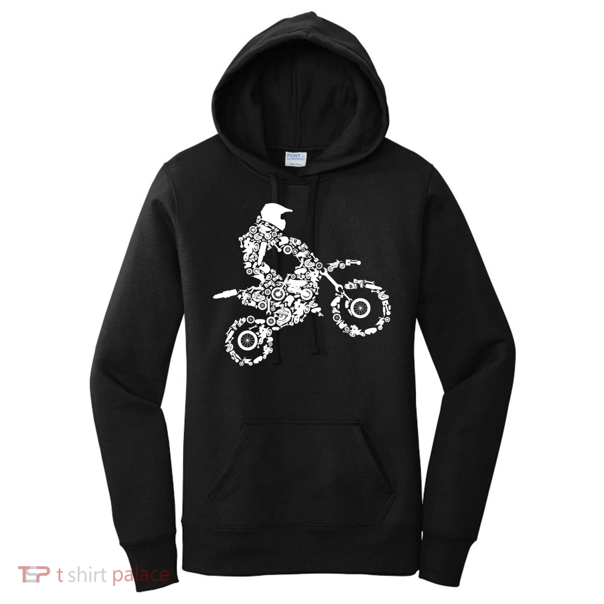 Dirt Bike Gift For Rider Motocross Enduro Dirt Biking Gift Women's Hoodie