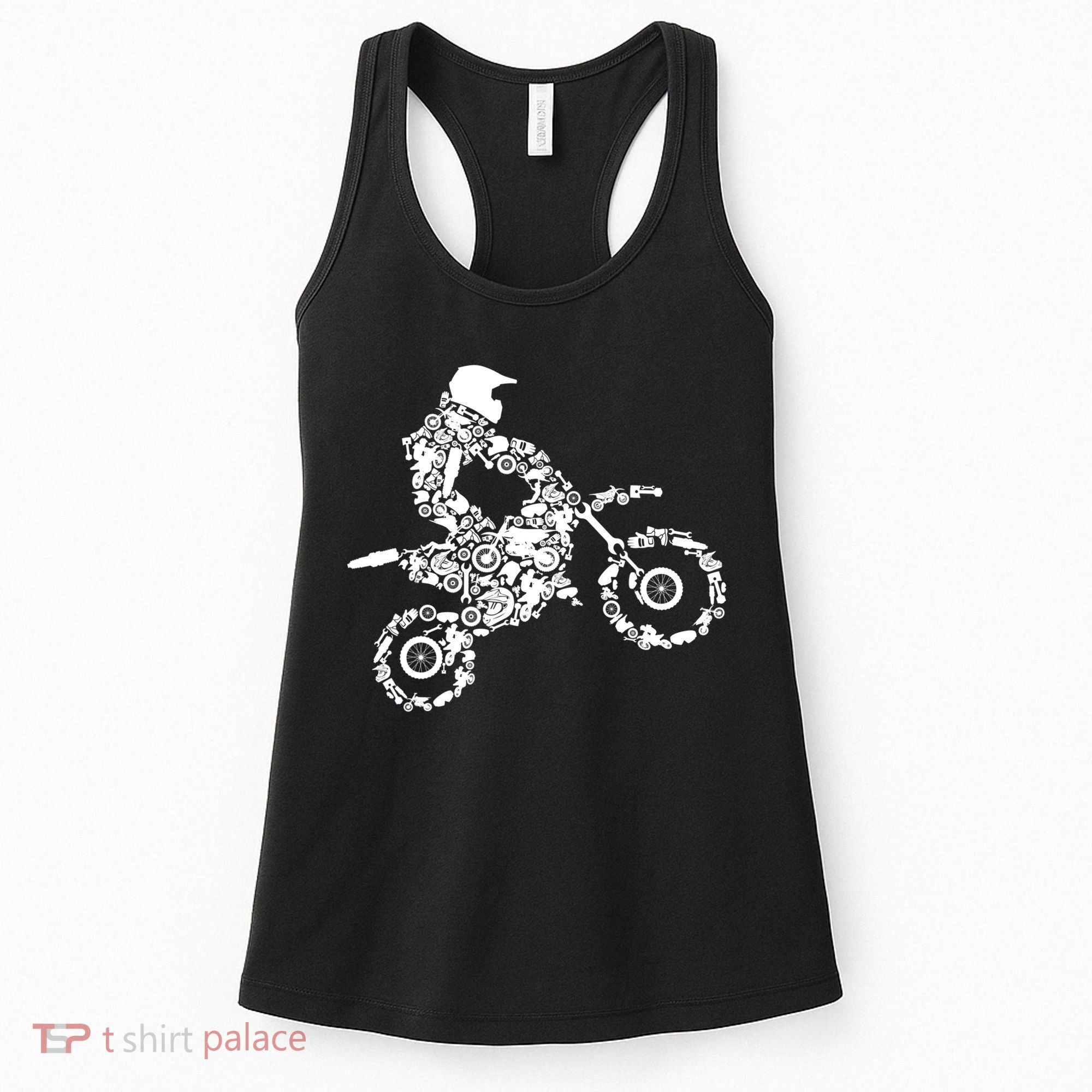 Dirt Bike Gift For Rider Motocross Enduro Dirt Biking Gift Women's Tank Top