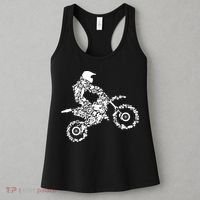 Dirt Bike Gift For Rider Motocross Enduro Dirt Biking Gift Women's Tank Top thumb 3