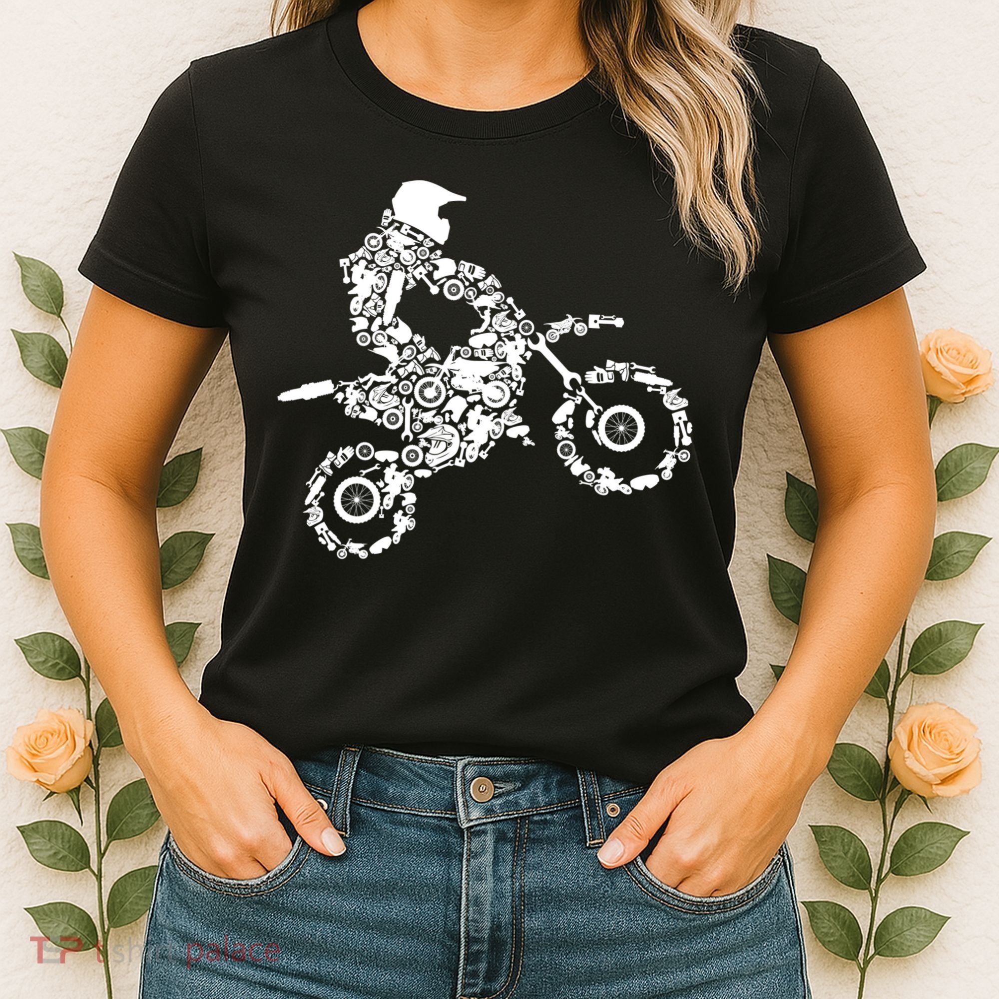 Dirt Bike Gift For Rider Motocross Enduro Dirt Biking Gift Women's T-Shirt