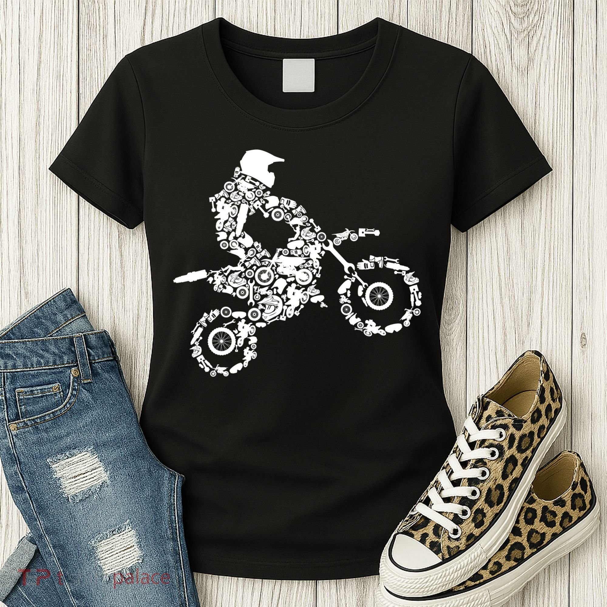 Dirt Bike Gift For Rider Motocross Enduro Dirt Biking Gift Women's T-Shirt