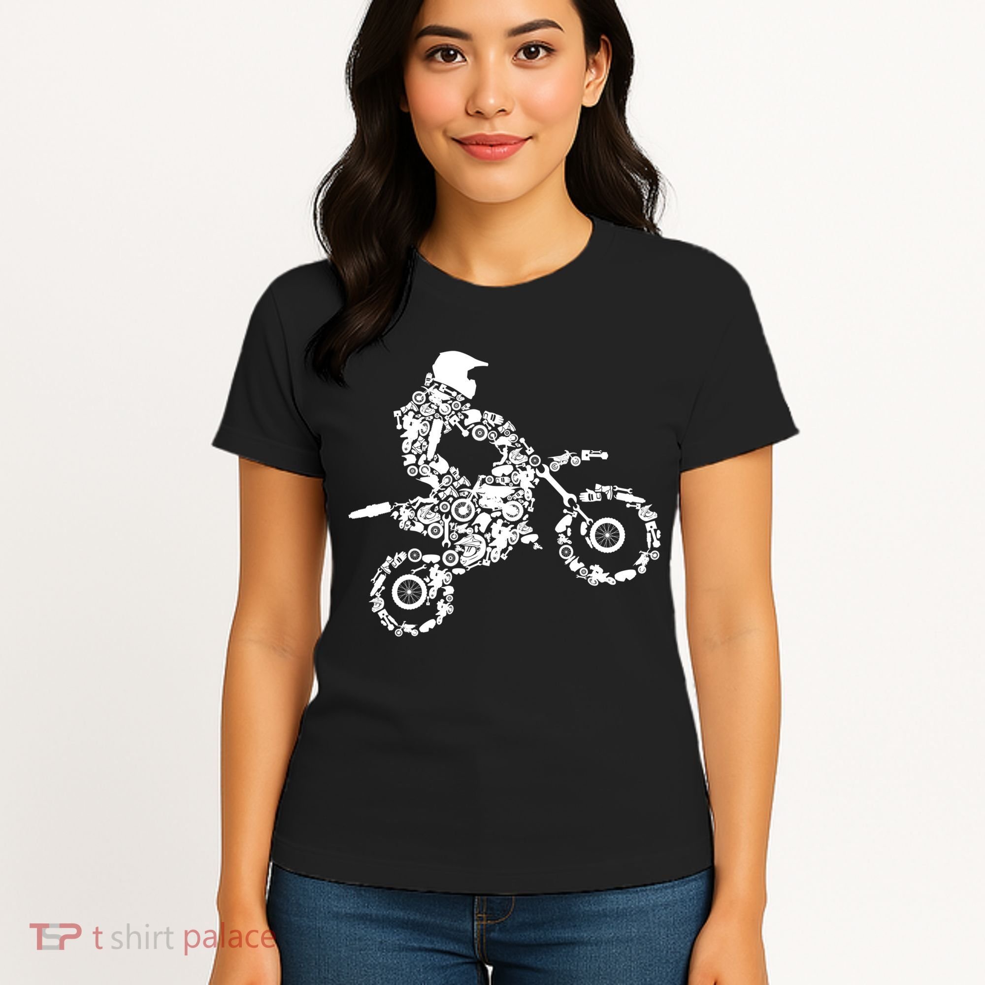 Dirt Bike Gift For Rider Motocross Enduro Dirt Biking Gift Women's T-Shirt