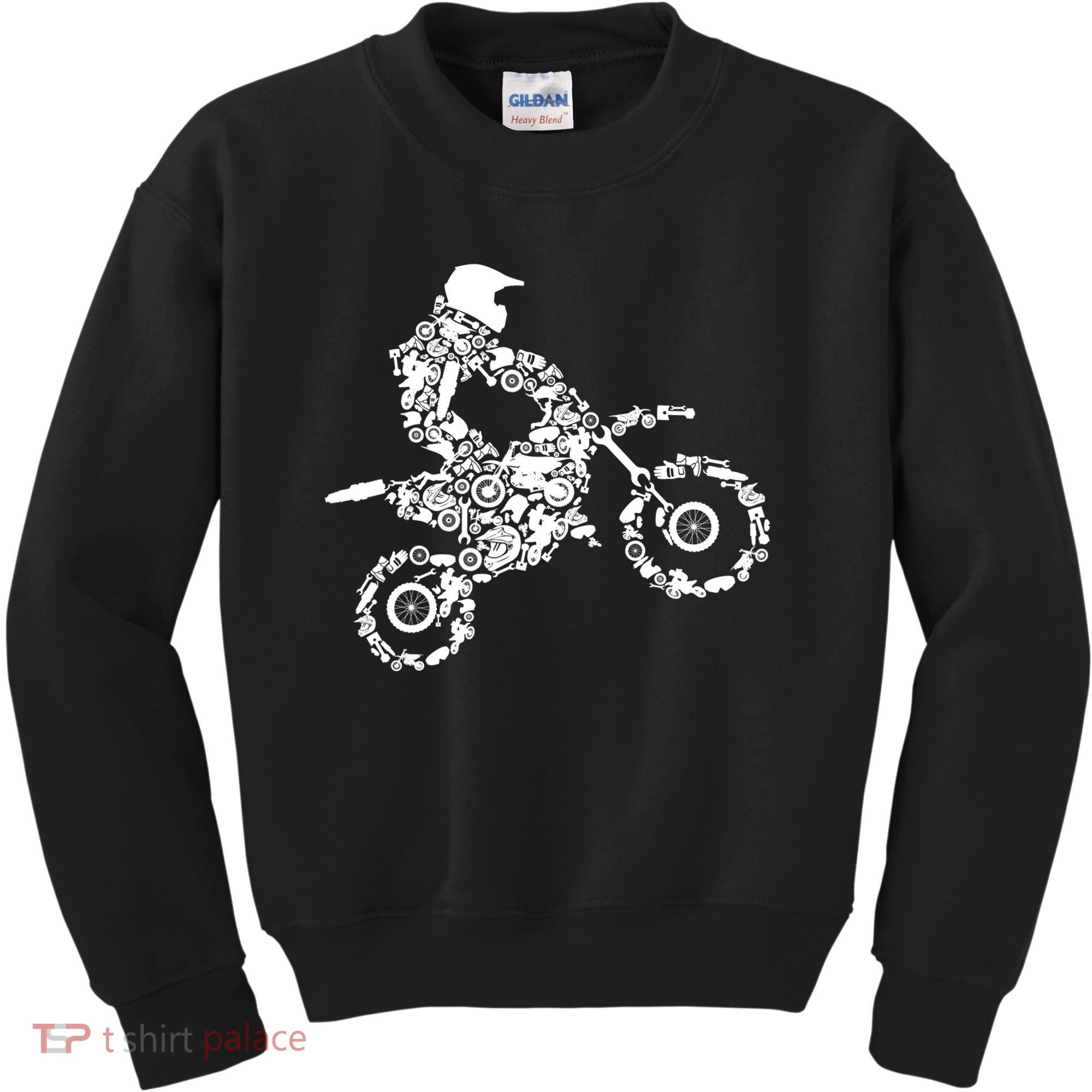 Dirt Bike Gift For Rider Motocross Enduro Dirt Biking Gift Kids Sweatshirt