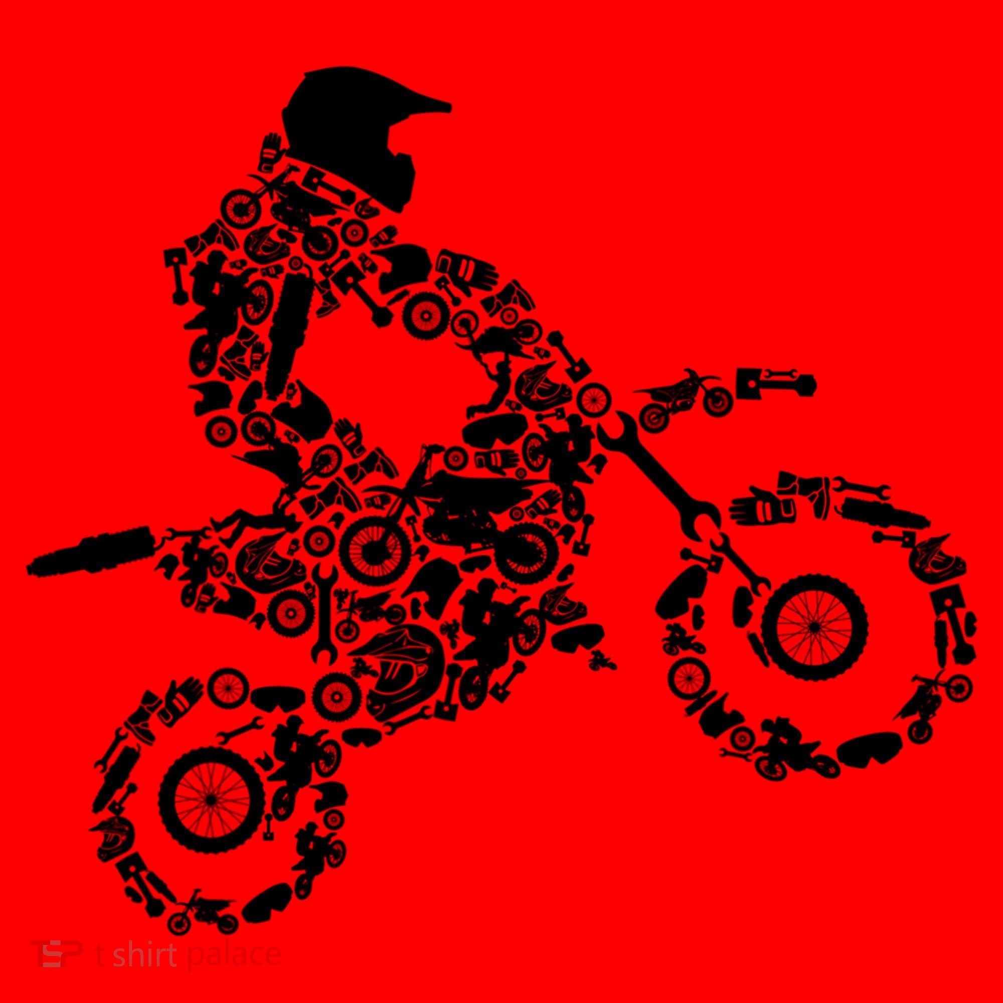 Dirt Bike Gift For Rider Motocross Enduro Dirt Biking Gift Santa Hat