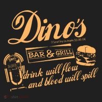 DINO'S BAR & GRILL CLASSIC ROCK Copy Tumbler thumb 3