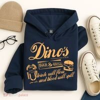 DINO'S BAR & GRILL CLASSIC ROCK Copy Hoodie thumb 4