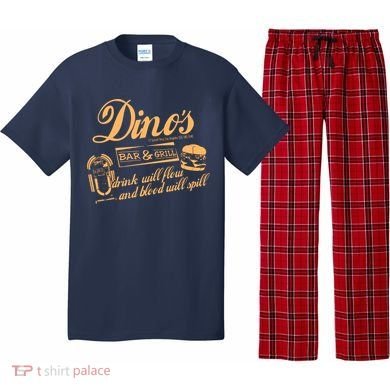 DINO'S BAR & GRILL CLASSIC ROCK Copy Pajama Set