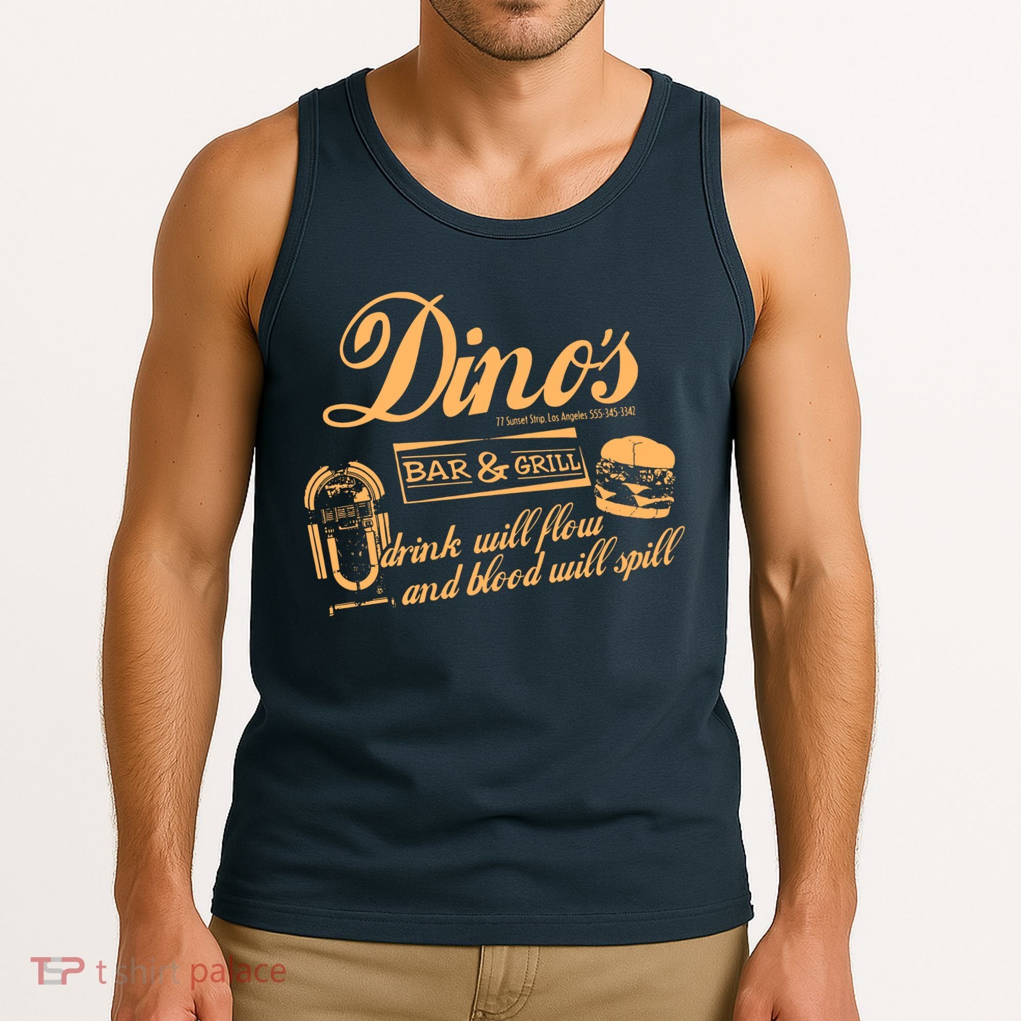 DINO'S BAR & GRILL CLASSIC ROCK Copy Tank Top