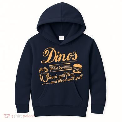 DINO'S BAR & GRILL CLASSIC ROCK Copy Kids Hoodie