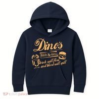 DINO'S BAR & GRILL CLASSIC ROCK Copy Kids Hoodie thumb 0