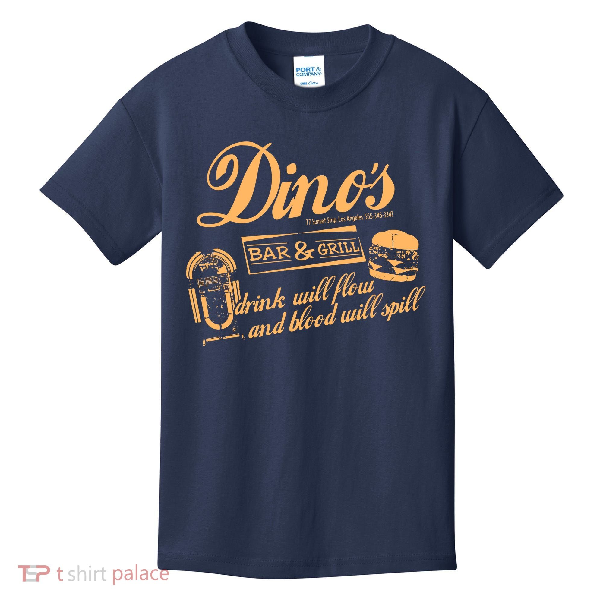 DINO'S BAR & GRILL CLASSIC ROCK Copy Kids T-Shirt