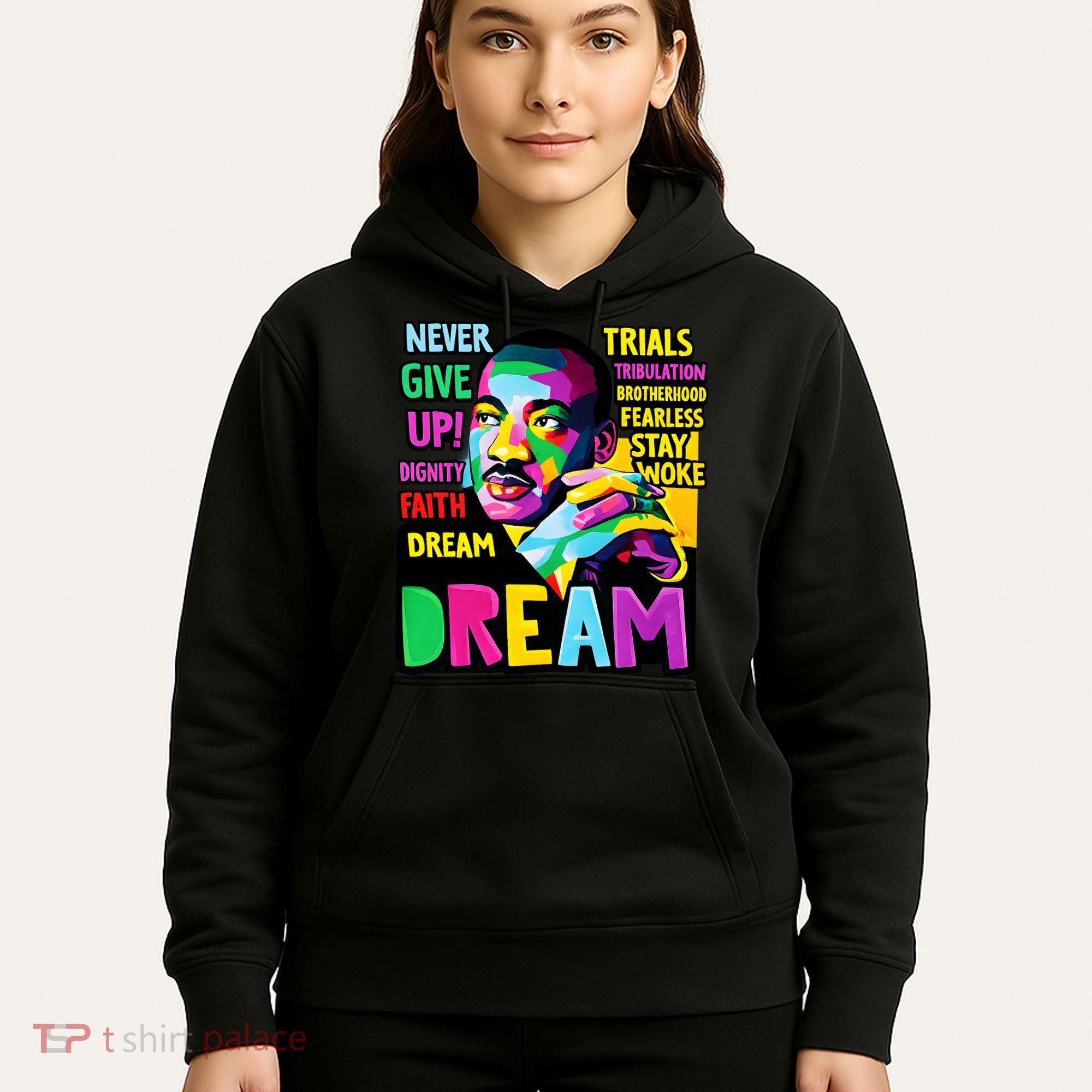 Dream Black History Month Martin Luther King Day Hoodie
