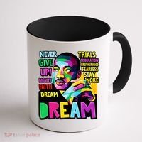Dream Black History Month Martin Luther King Day Coffee Mug thumb 1