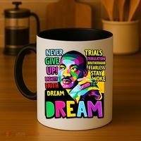 Dream Black History Month Martin Luther King Day Coffee Mug thumb 4